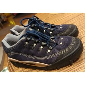 Vintage Men's 1990s Salomon Pipedream Skate Shoes  Sneakers Blue Suede Size 9